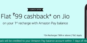 Free Cashback for Jio Recharge